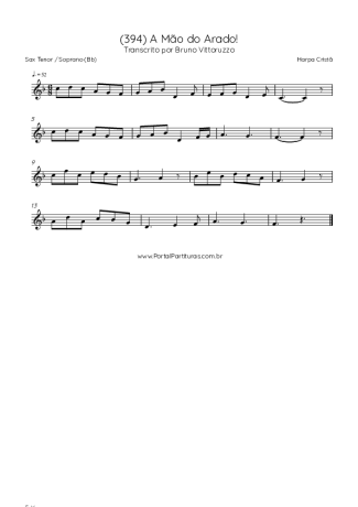 Harpa Cristã  score for Tenor Saxophone Soprano (Bb)