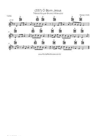 Harpa Cristã score for Acoustic Guitar