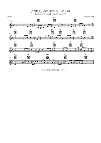 Harpa Cristã score for Acoustic Guitar
