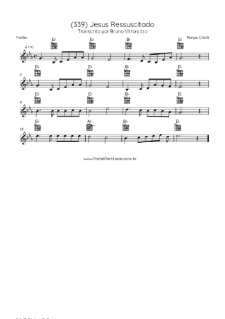 Harpa Cristã  score for Acoustic Guitar