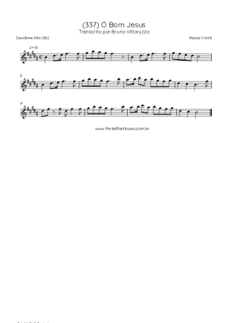Harpa Cristã  score for Alto Saxophone