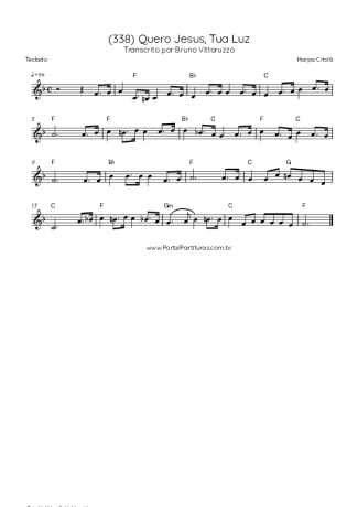 Harpa Cristã score for Keyboard