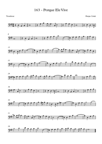 Harpa Cristã  score for Trombone