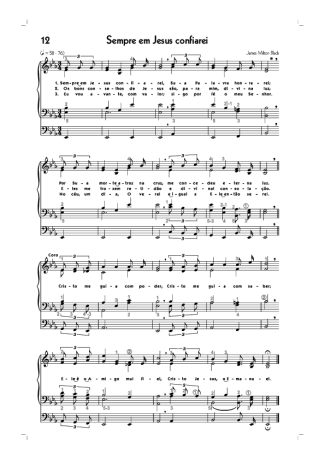 Hinário CCB  score for Organ