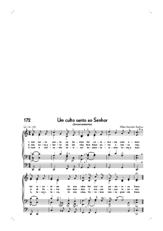 Hinário CCB  score for Organ