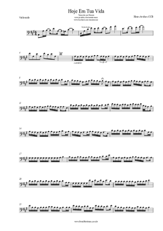 Hinário CCB  score for Cello