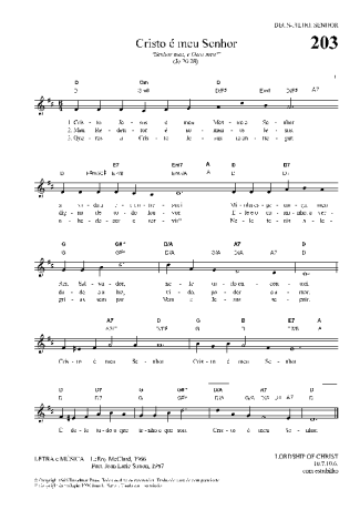 Hinário Para o Culto Cristão  score for Keyboard