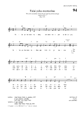 Hinário Para o Culto Cristão  score for Keyboard