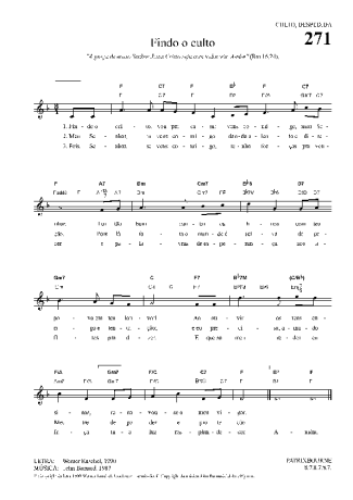 Hinário Para o Culto Cristão  score for Keyboard