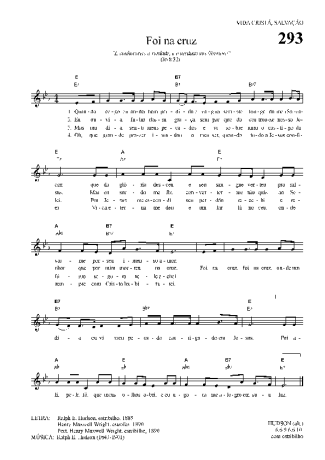 Hinário Para o Culto Cristão Foi Na Cruz score for Keyboard