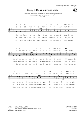 Hinário Para o Culto Cristão Guia ó Deus Minha Vida score for Keyboard