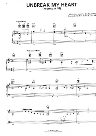 Il Divo  score for Piano