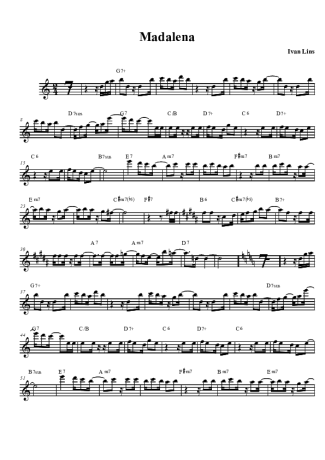 Ivan Lins  score for Clarinet (Bb)