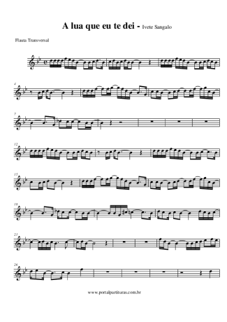 Ivete Sangalo  score for Flute