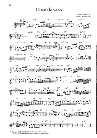 Jacob do Bandolim  score for Flute