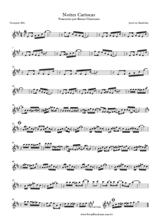 Jacob do Bandolim  score for Trumpet