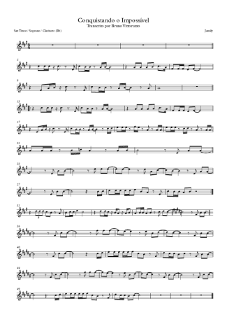 Jamily  score for Clarinet (Bb)