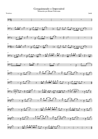 Jamily  score for Trombone