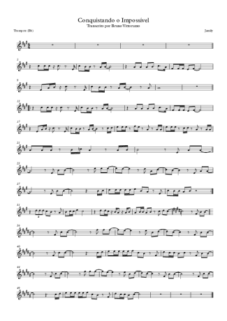 Jamily  score for Trumpet