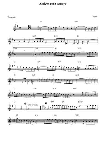 Jayne  score for Trumpet