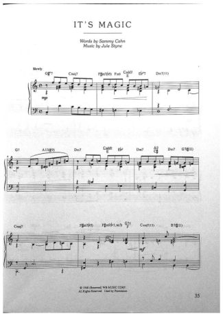 Jazz Standard  score for Piano