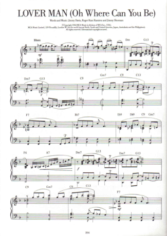 Jazz Standard  score for Piano