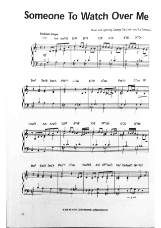 Jazz Standard  score for Piano