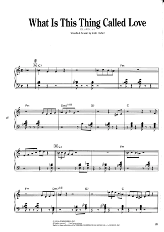 Jazz Standard  score for Piano