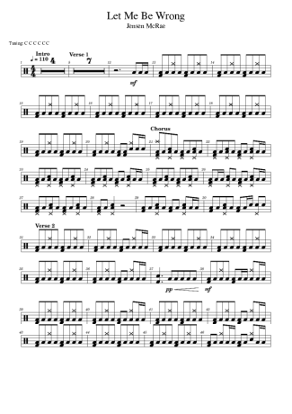 Jensen McRae  score for Drums