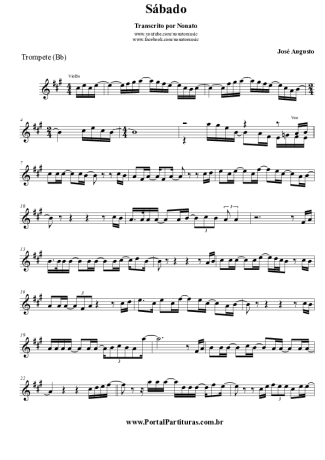 José Augusto  score for Trumpet