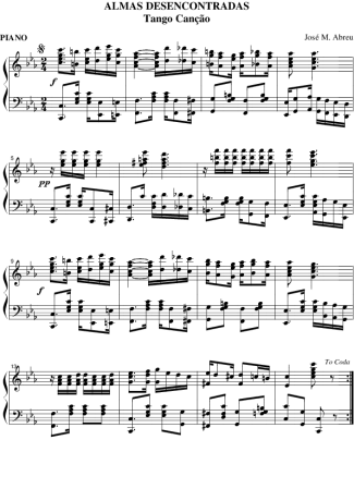 José M. Abreu  score for Piano