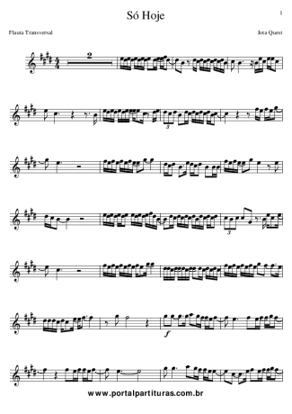 Jota Quest  score for Flute