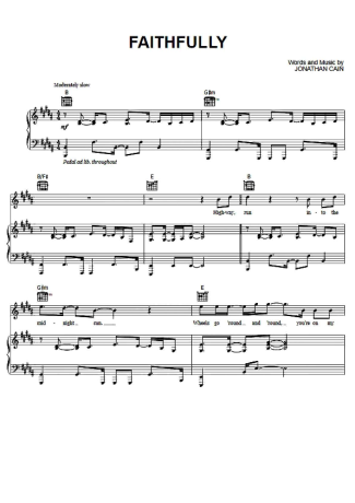 Journey  score for Piano