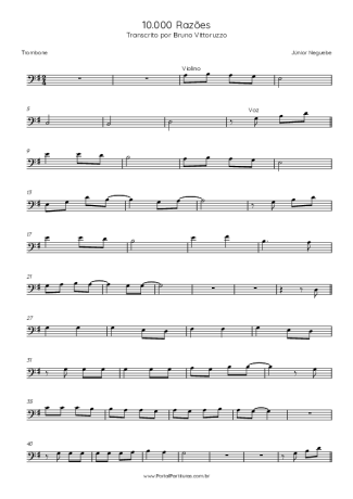 Júnior Neguebe  score for Trombone