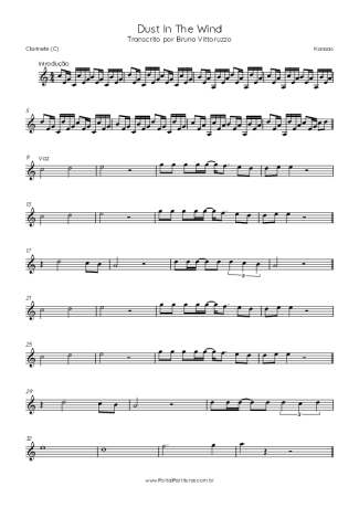 Kansas  score for Clarinet (C)