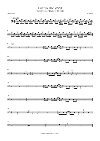 Kansas  score for Trombone