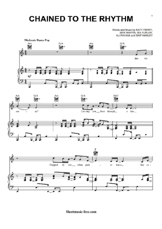 Katy Perry  score for Piano