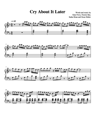 Katy Perry  score for Piano