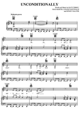 Katy Perry  score for Piano