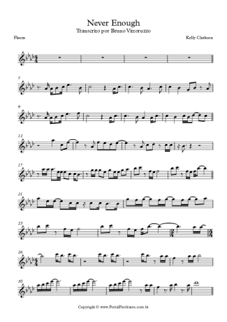 Kelly Clarkson  score for Flute