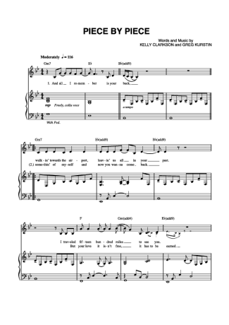 Kelly Clarkson  score for Piano