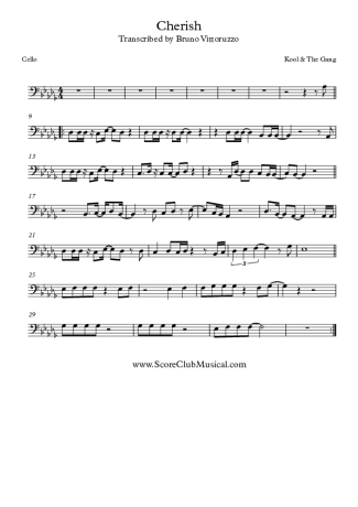 Kool & the Gang  score for Cello