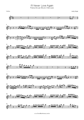 Lady Gaga  score for Violin