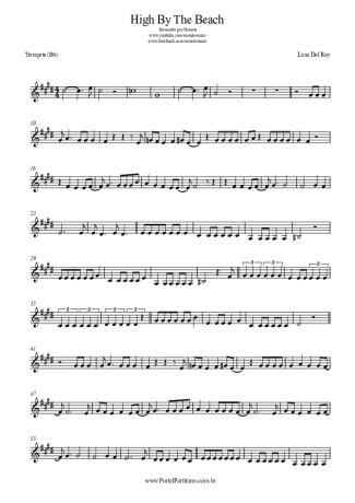 Lana Del Rey  score for Trumpet