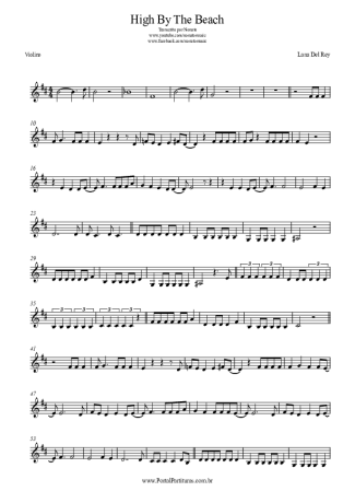 Lana Del Rey  score for Violin