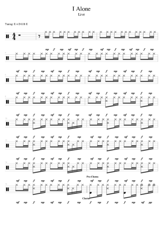 Live  score for Drums