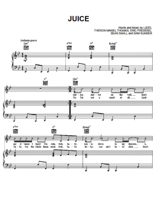 Lizzo  score for Piano