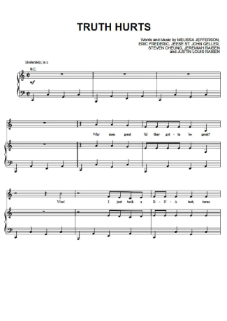 Lizzo  score for Piano