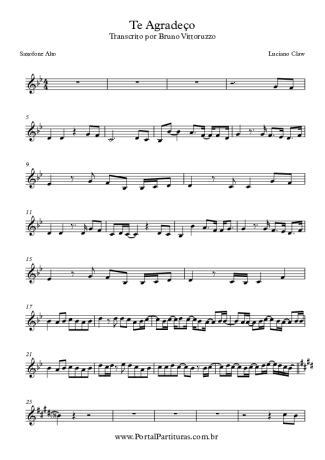 Luciano Claw  score for Alto Saxophone