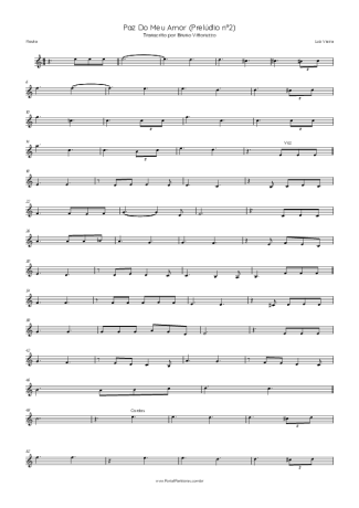 Luiz Vieira  score for Flute